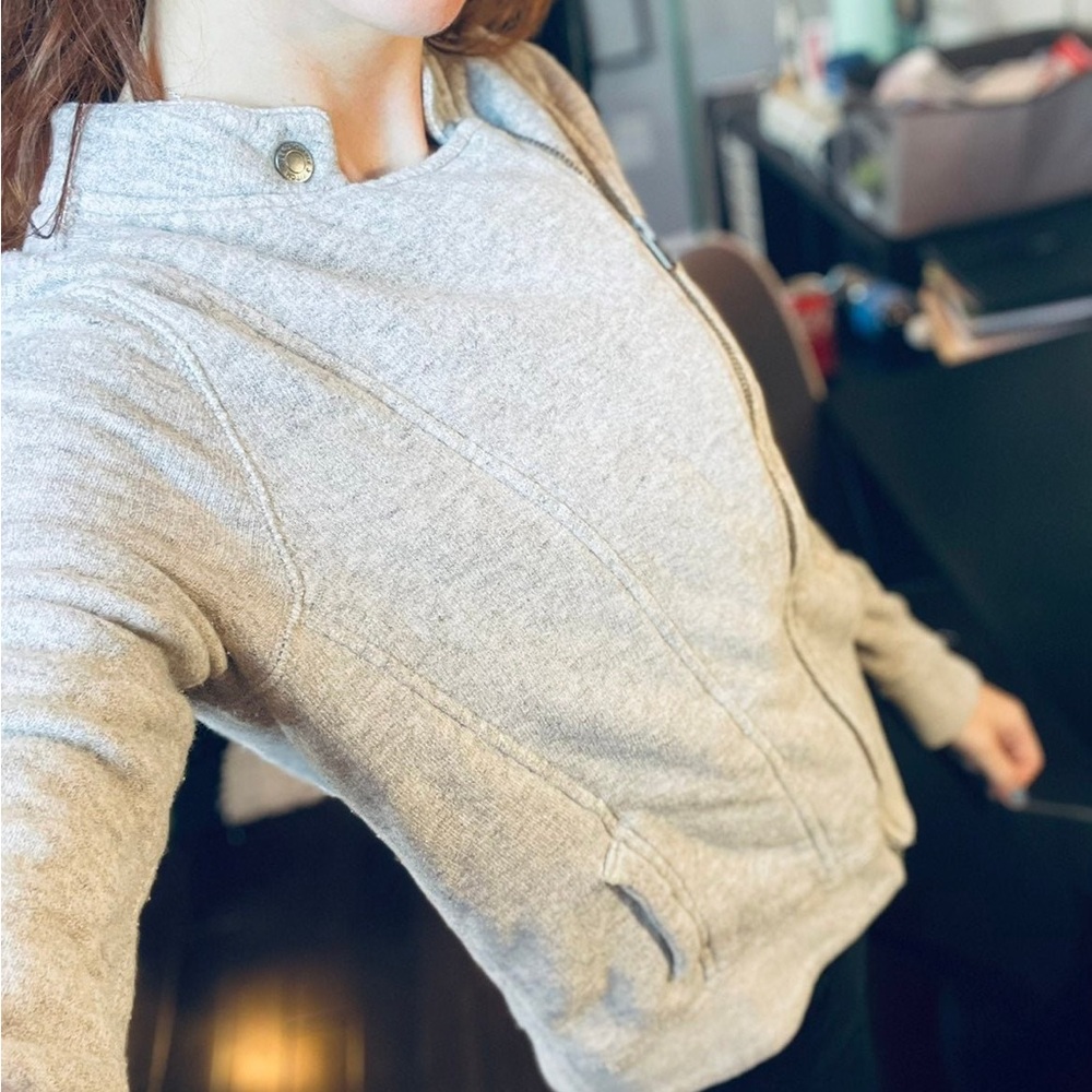 Gray zip up - Picture 8 of 13